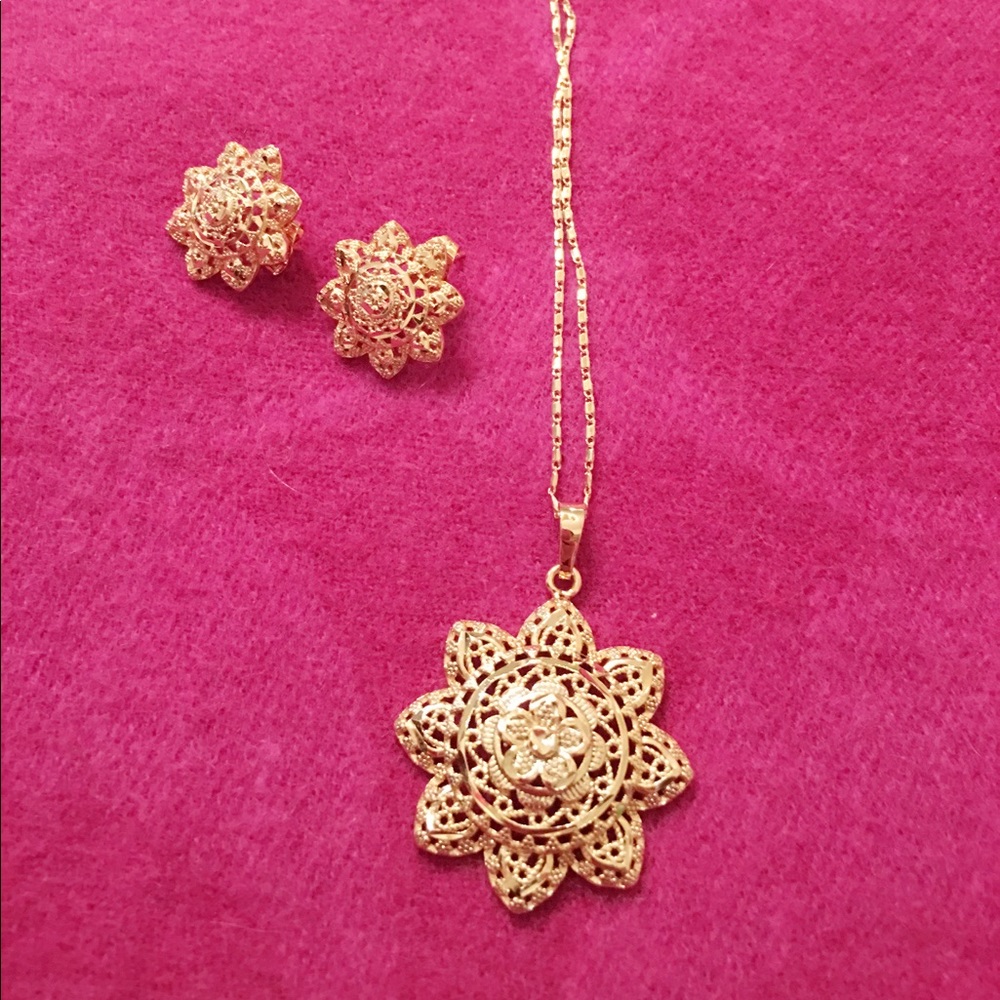 Brand New Gold Plated Jewelry sets